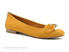 Achat chaussures Marco Tozzi Femme Ballerine, vente Marco Tozzi 2-22108-22 - Jaune safran - Ballerine Femme