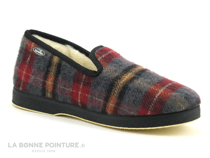 Achat chaussures Semelflex Homme Pantoufle et Chausson, vente Semelflex CALORICHARD - Bordeaux - Chausson fourre