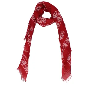 Alexander McQueen Foulard Man Modal Red