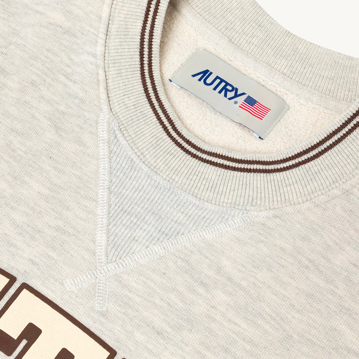 Autry . Sweatshirt Heavy . Grey Choco — Le Shop Nîmes