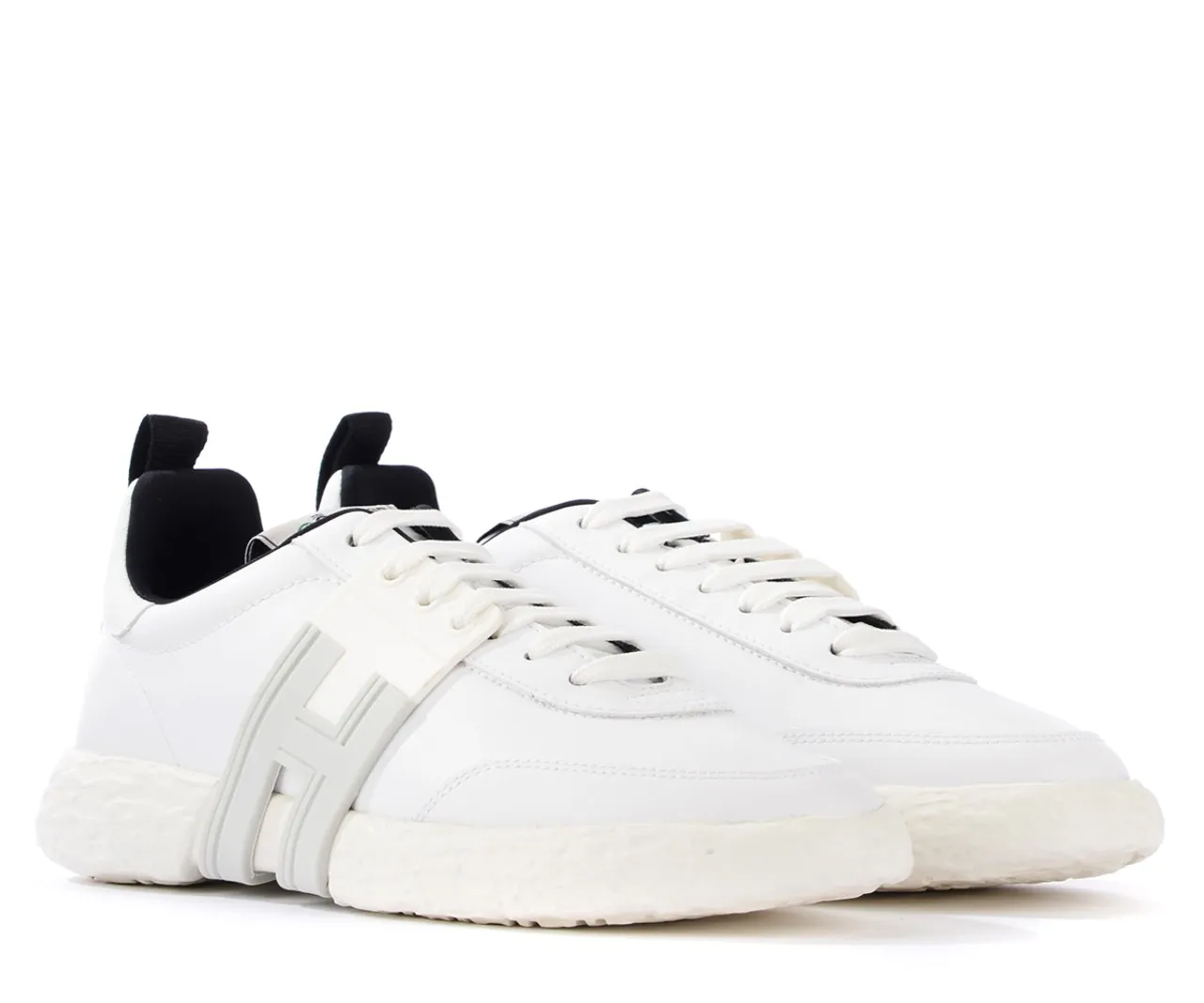 Baskets Hogan -3R en cuir blanc