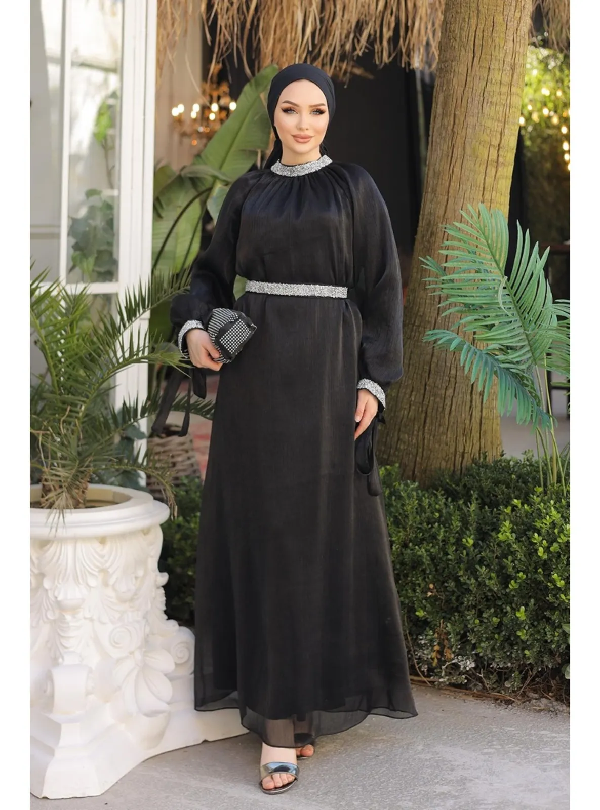 Black - Modest Evening Dress