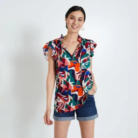 Blouse imprimée femme