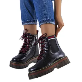 Bottines Foria femme noires le noir