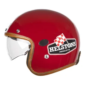 CASQUE HELSTONS FLAG HELMET FIBRE CARBON BORDEAUX