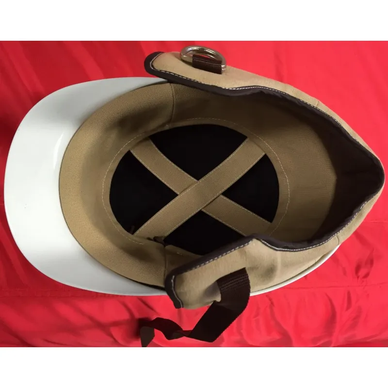 Casque Mille Miglia Blanc et Intérieur Tissu