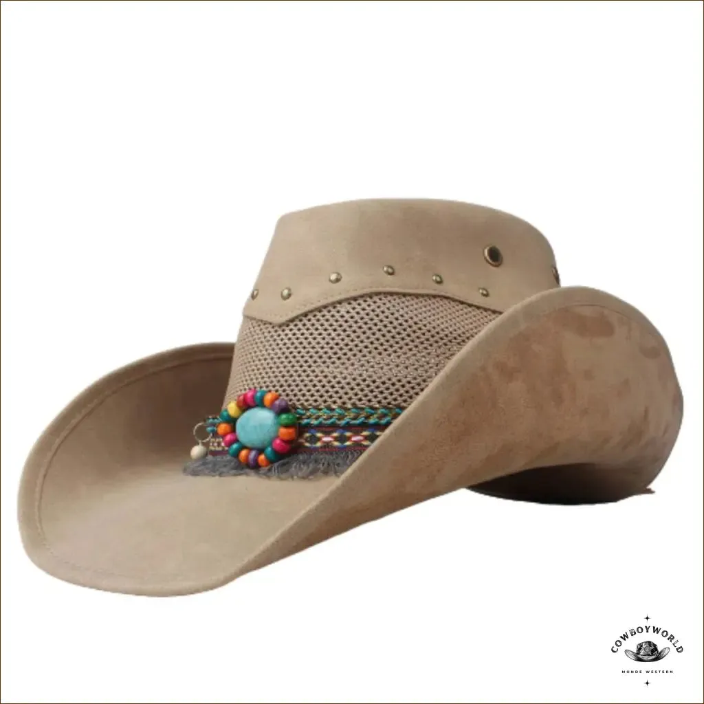 Chapeau Country Cuir Femme