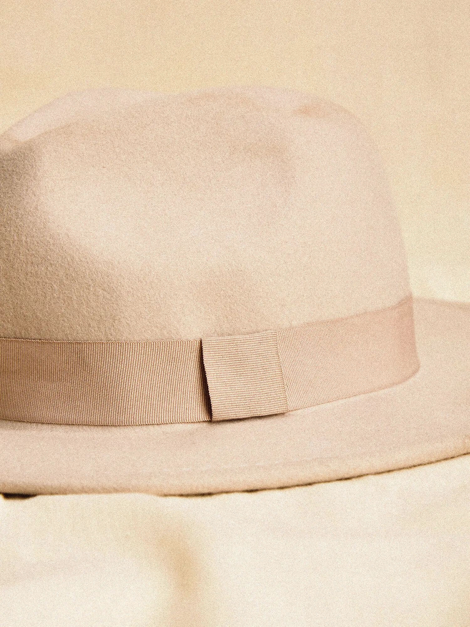 Chapeau Fedora En Laine Vêtements Apricot