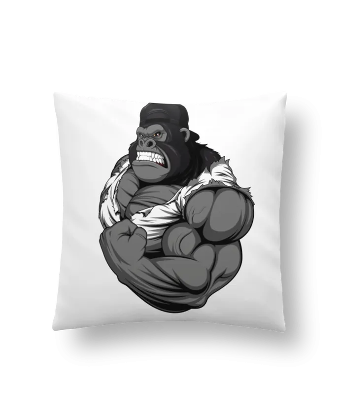 Coussin Strong Gorilla par trainingclothes