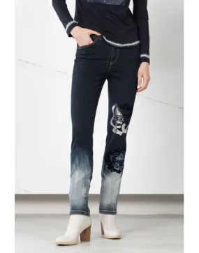 ELISA CAVALETTI- PANTALON DENIM DEGRADE REF: EJW246004600