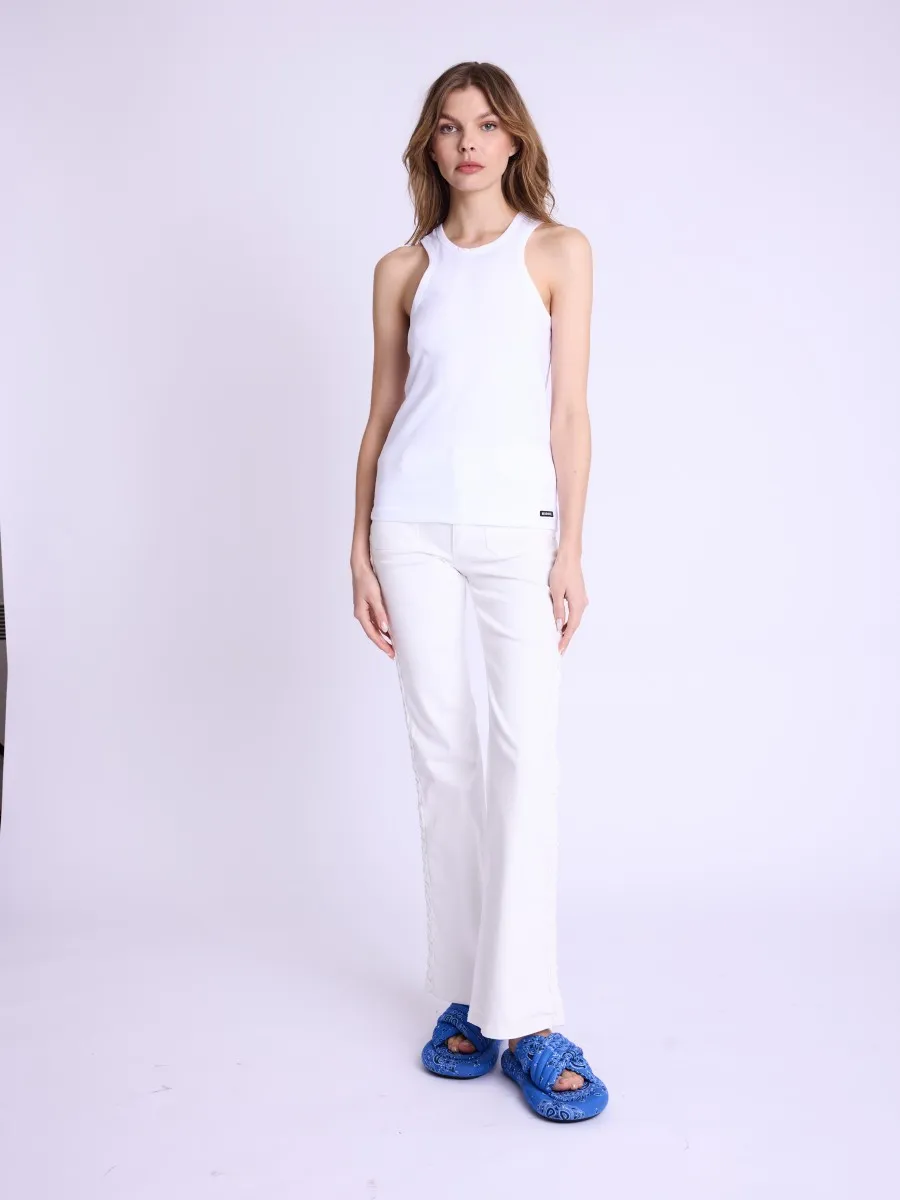 ENES | Débardeur blanc en coton