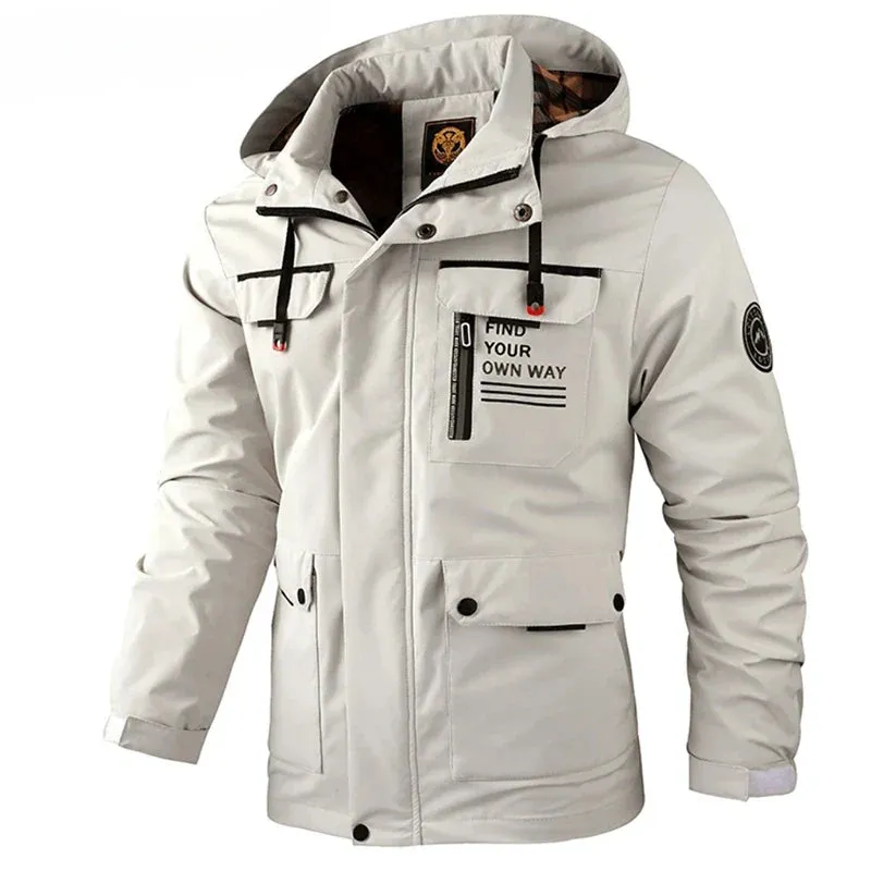 Felix | Veste d'Hiver Imperméable avec Capuche Amovible