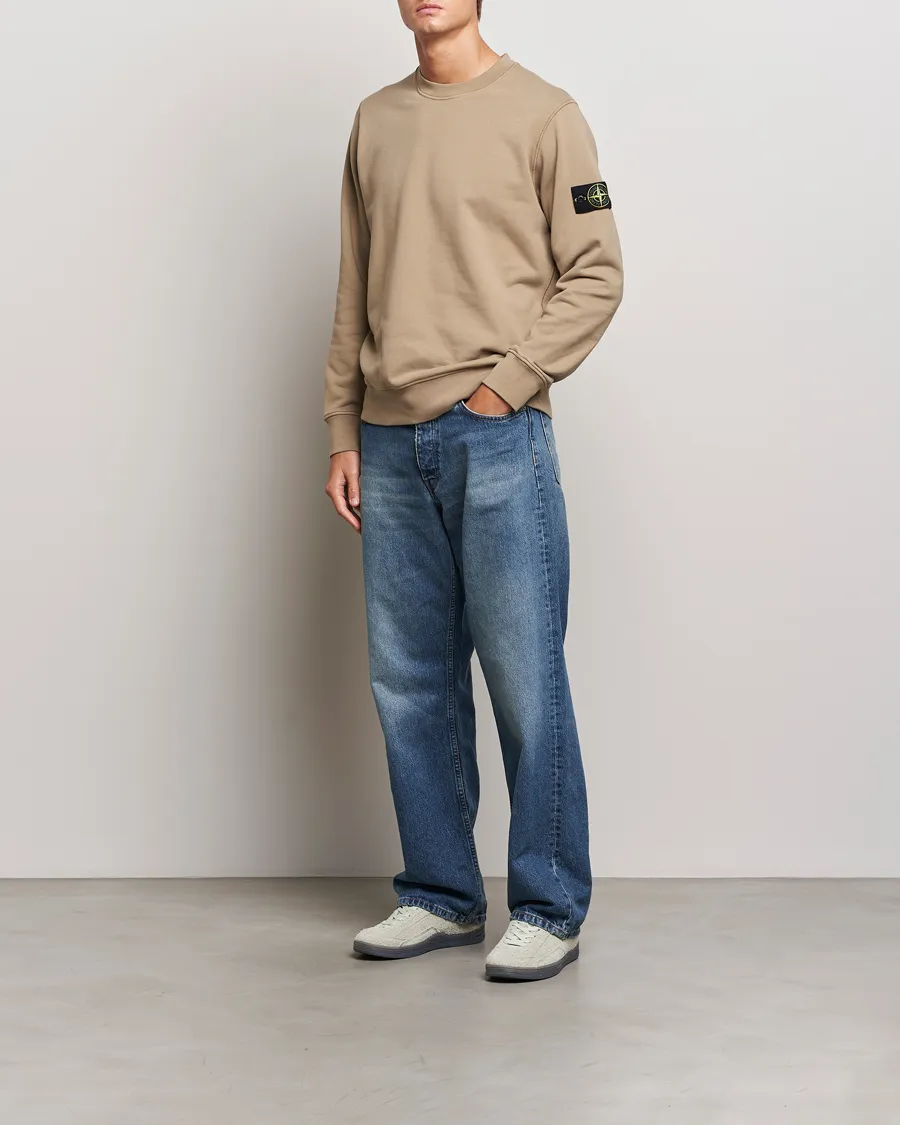Garment Dyed Fleece Sweatshirt Biscuit