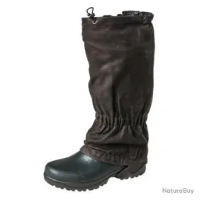 Guêtres Fritzmann cuir nubuck brun Taille unique