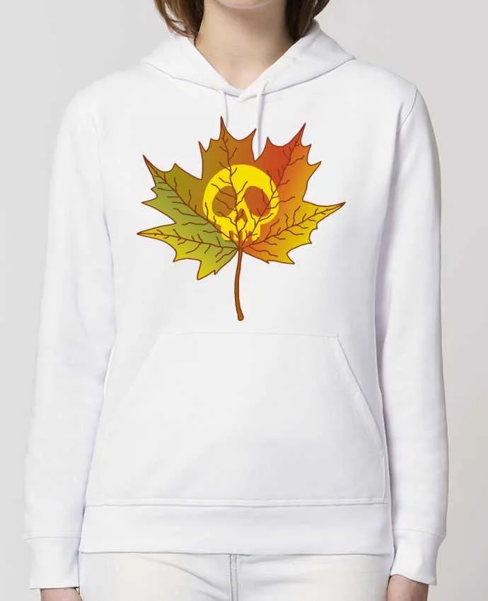 Hoodie Crâne et feuille morte Par LAGUENY