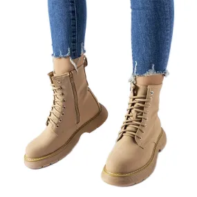 Inna Bottines Benvenuto classiques beige foncé