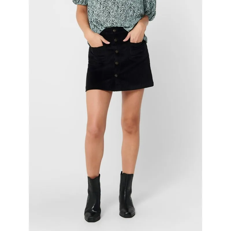 Jupe elly slit basique noir femme - Only  | wimod