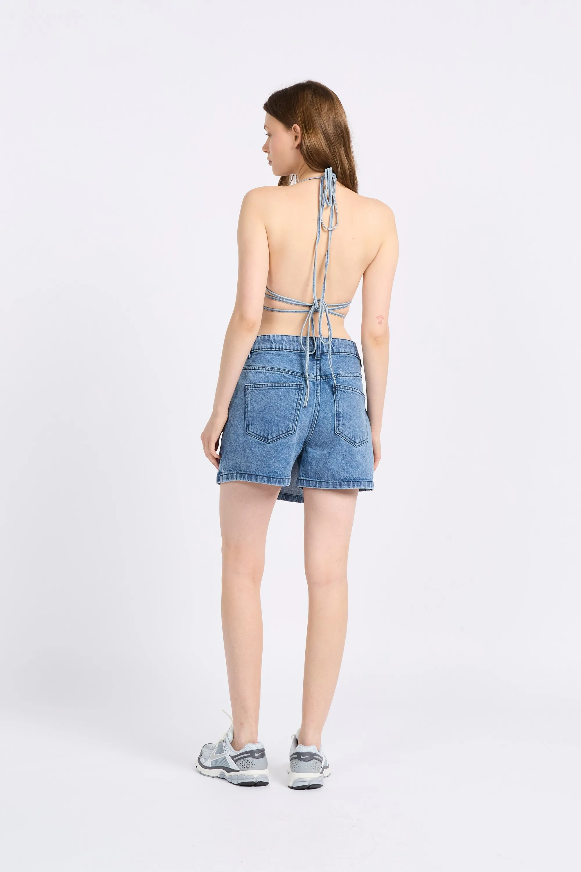 Jupe Short Bleu Noisy May - Femme | Citadium