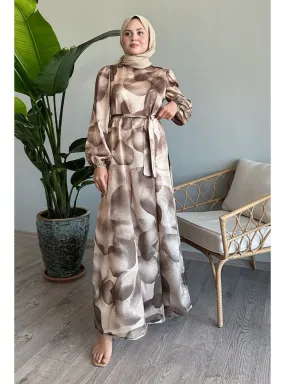 Khaki - Modest Dress