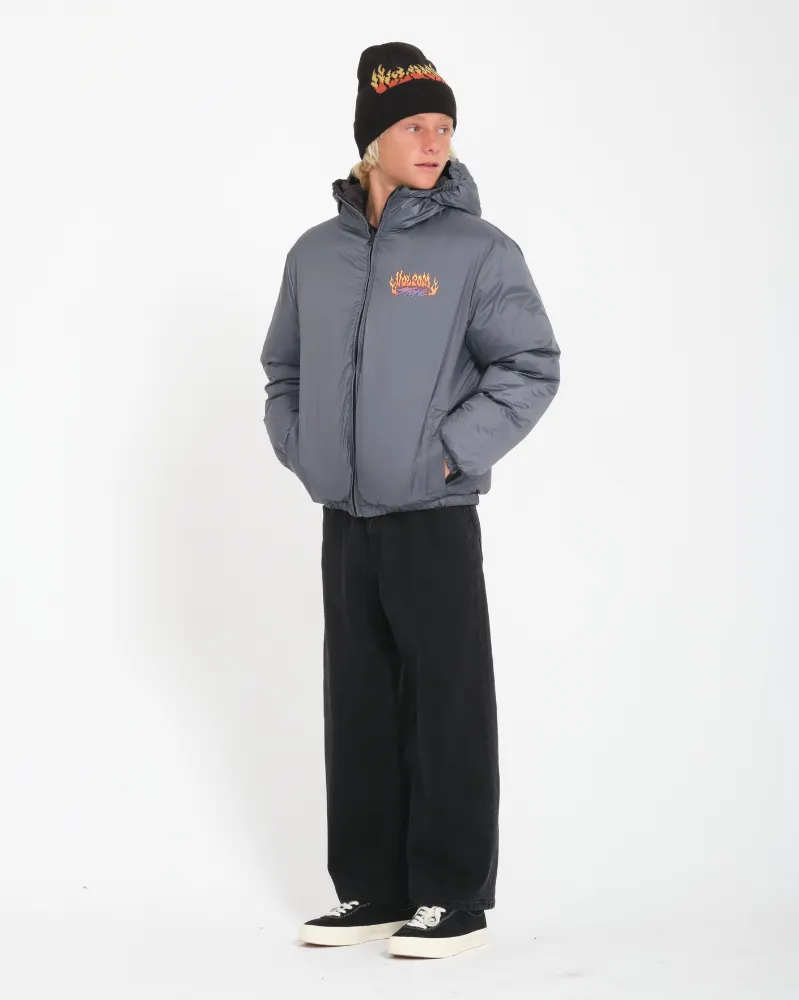 Kids Iconic Jacket Reversible Black
