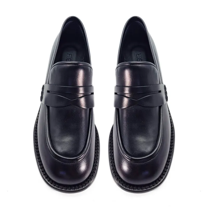 Mocassin femme en cuir noir ANAÏS 50 - Free Lance - Scarpe