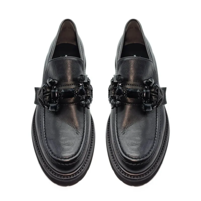 Mocassin moderne en cuir noir - Kennel & Schmenger - Scarpe