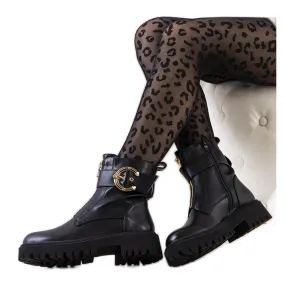 PA1 Bottines femme Gravi noires le noir