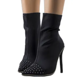 PA1 Bottines noires de Flegrea le noir