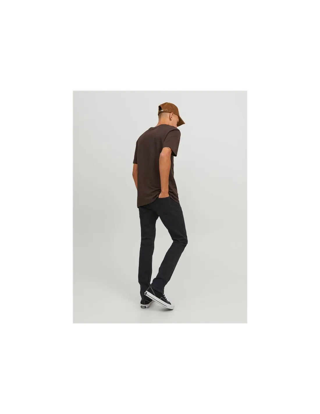 Pantalon Jack and Jones glenn original Sq 356 Black Denim Homme