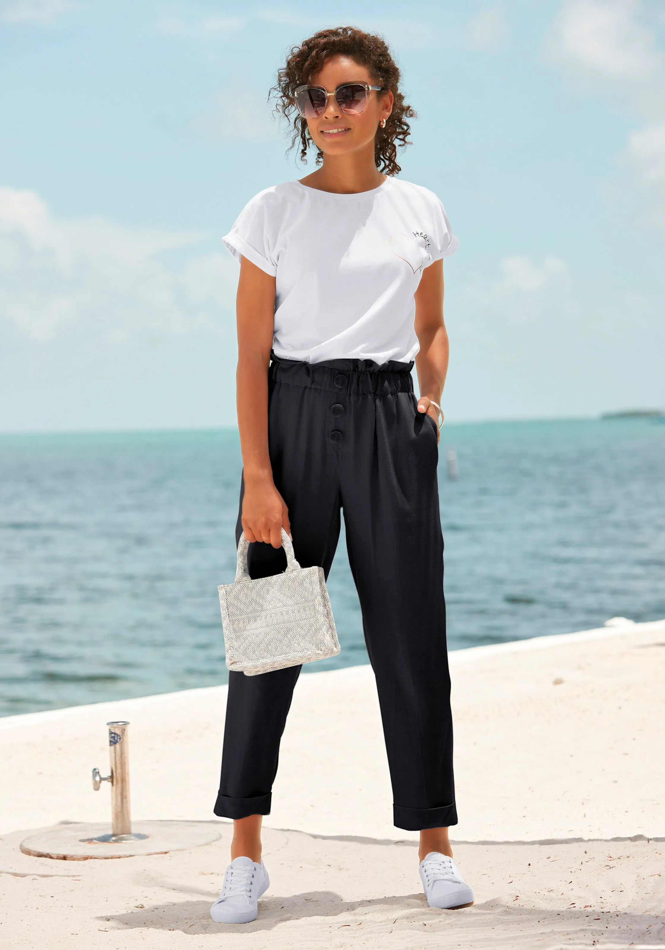 Pantalon paperbag