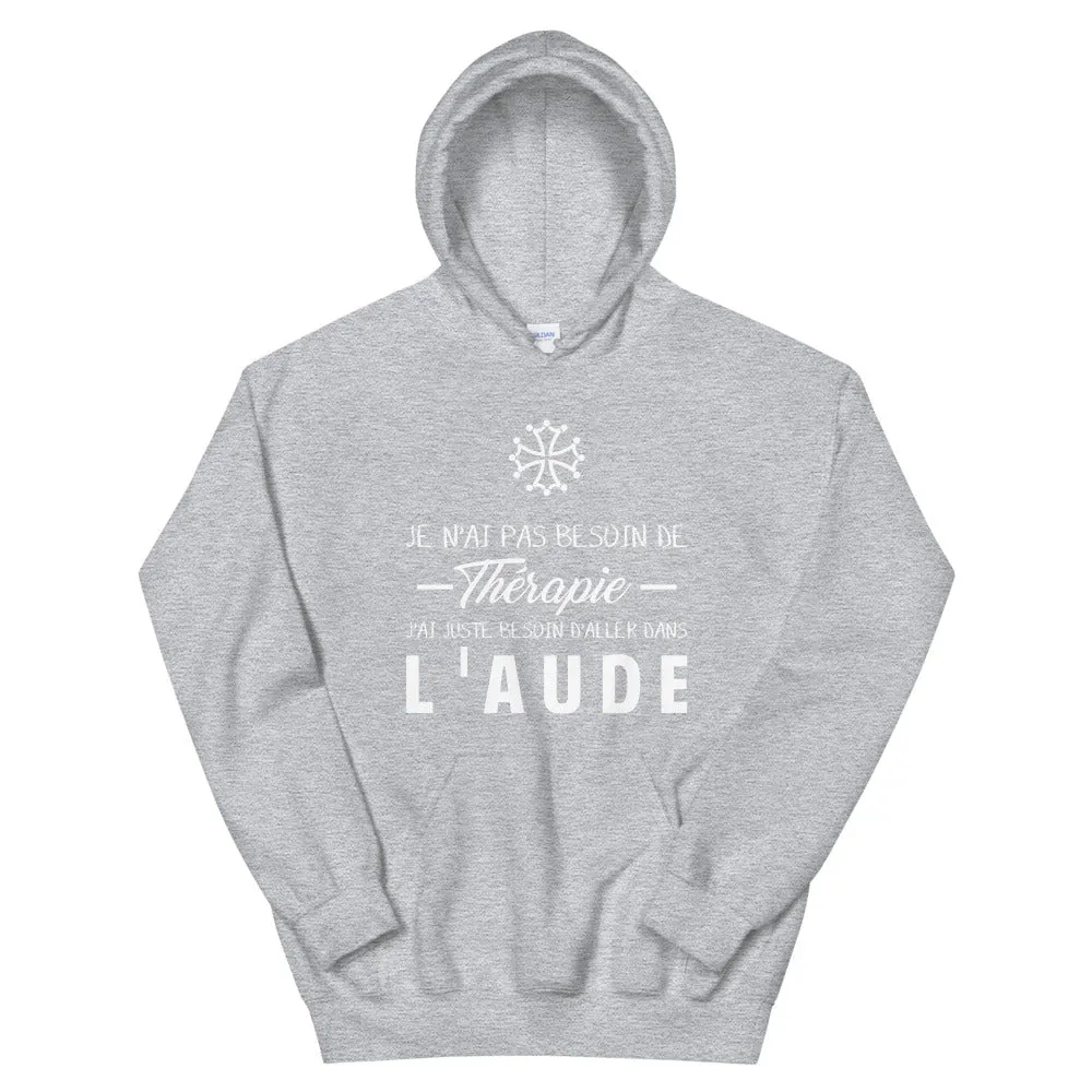 Pas besoin de Thérapie Aude - Sweatshirt à capuche