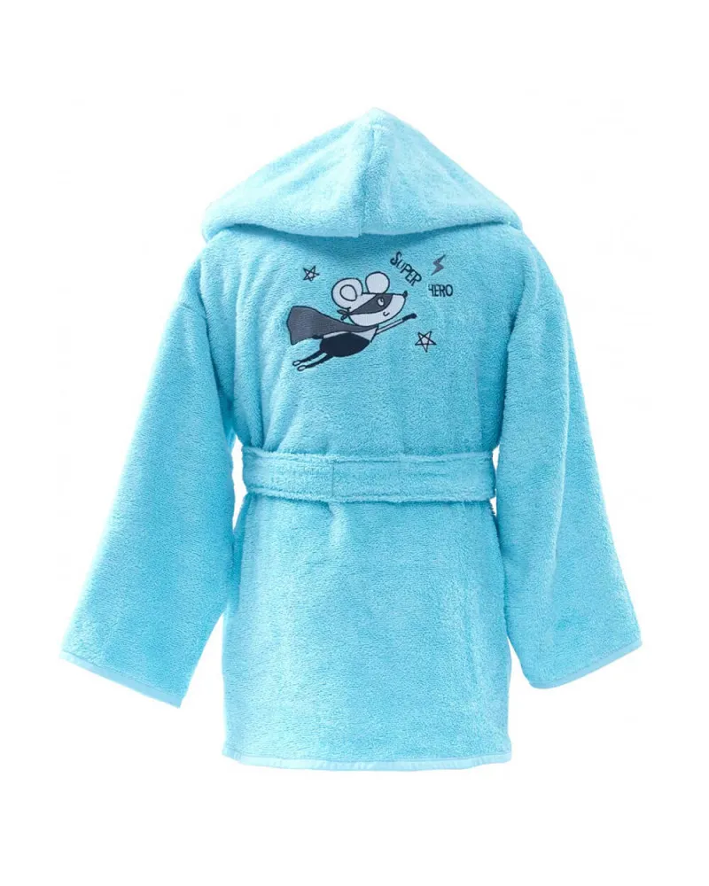 Peignoir de bain Souris Super héros personnalisé