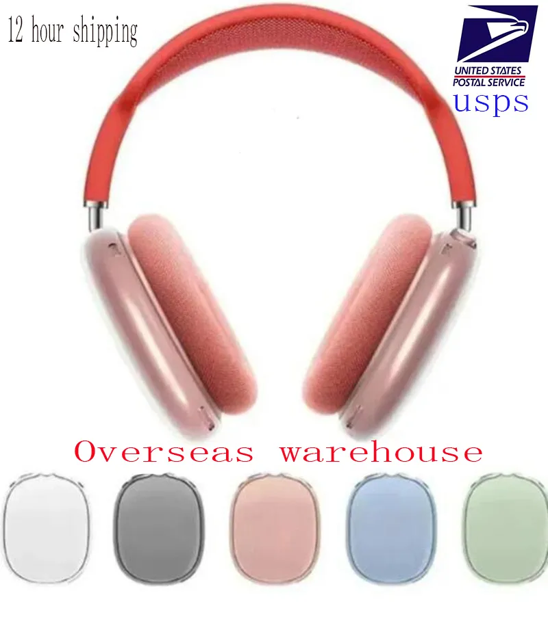 Pour AirPods Max Bluetooth Eleads Accessoires De Casques Transparents TPU TPU Boîtier De Protection AirPod Maxs Pro2 USB C Casqu