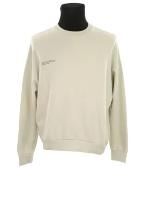 Pull de seconde main PANGAIA vert en coton, taille M, pour homme, en bon état.