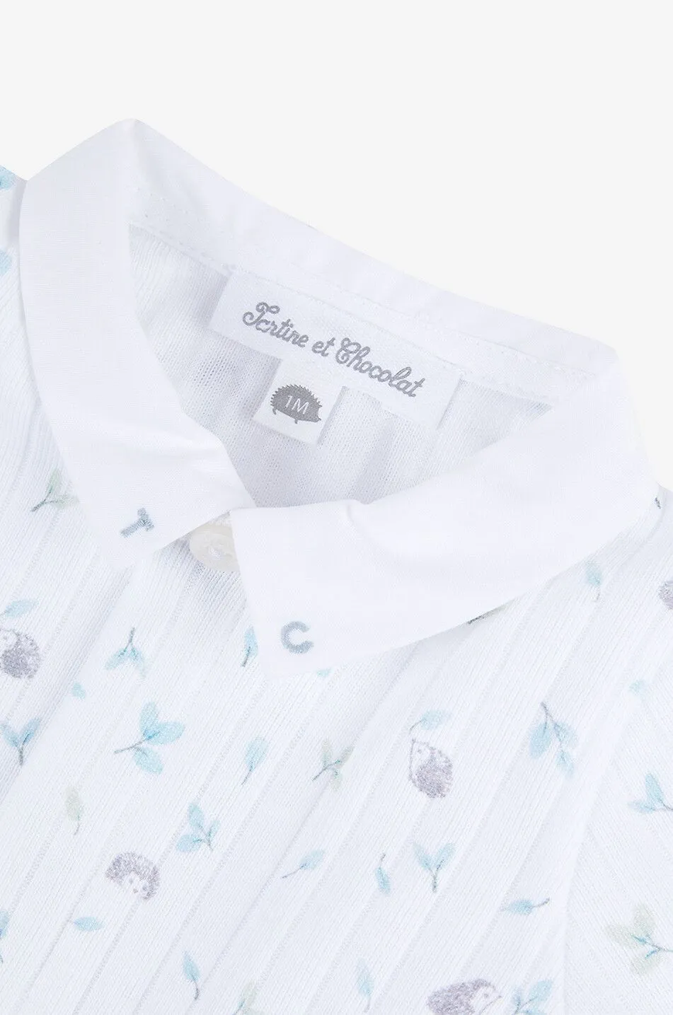 Pyjama en coton bébé imprimé hérissons
