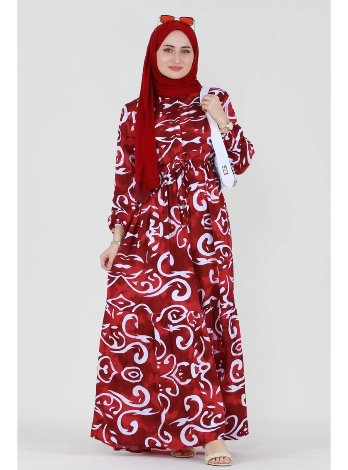 Red - Modest Dress