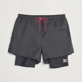 Ripstop Layered Trail Shorts Black