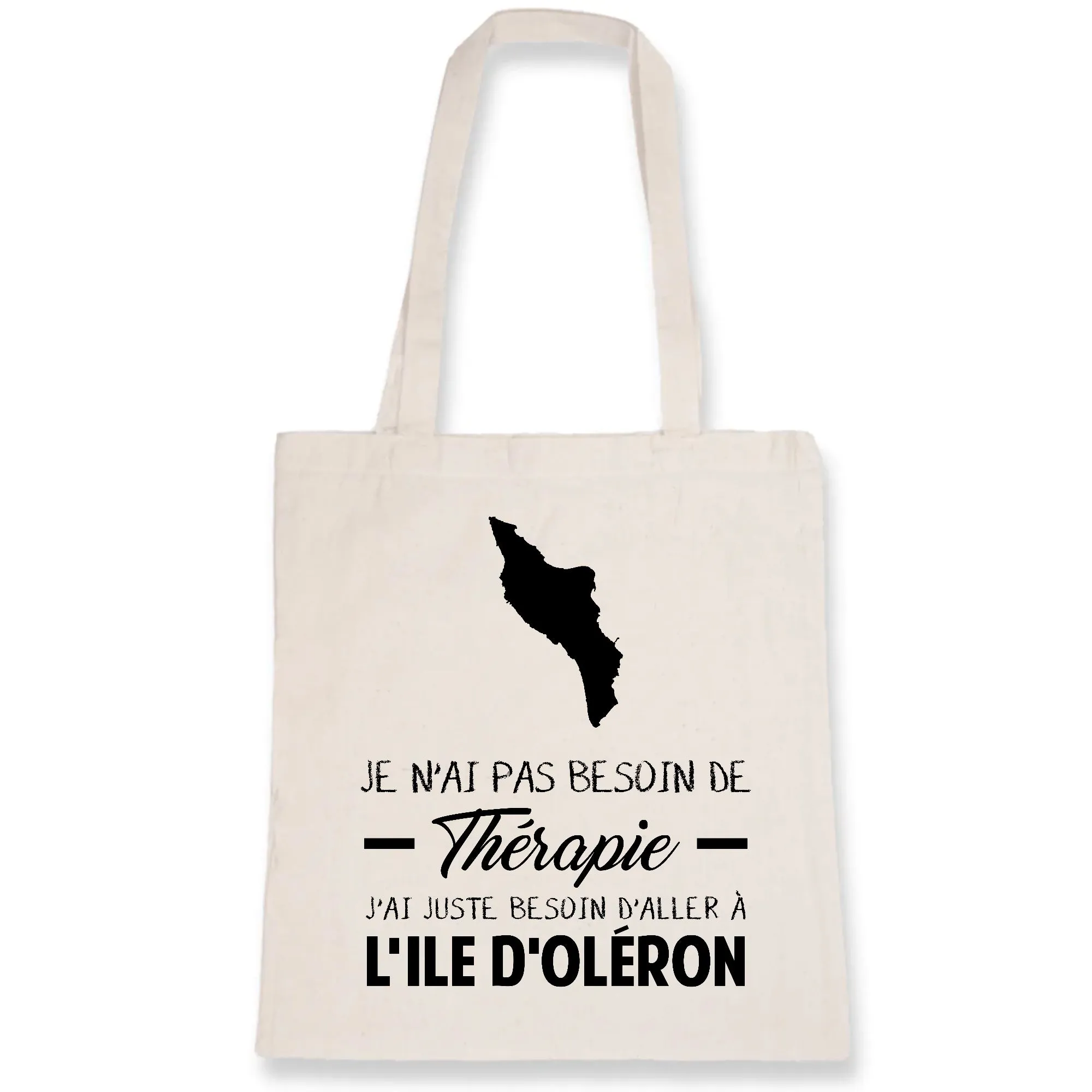 Sac réutilisable - Totebag souvenir de l'Ile D'Oléron - Charente
