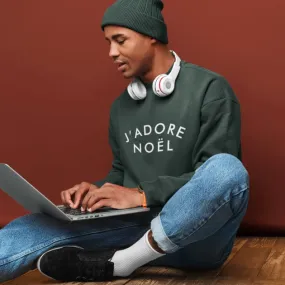 Sweatshirt J'adore Noel | Modern Love Noël à la mode Noël