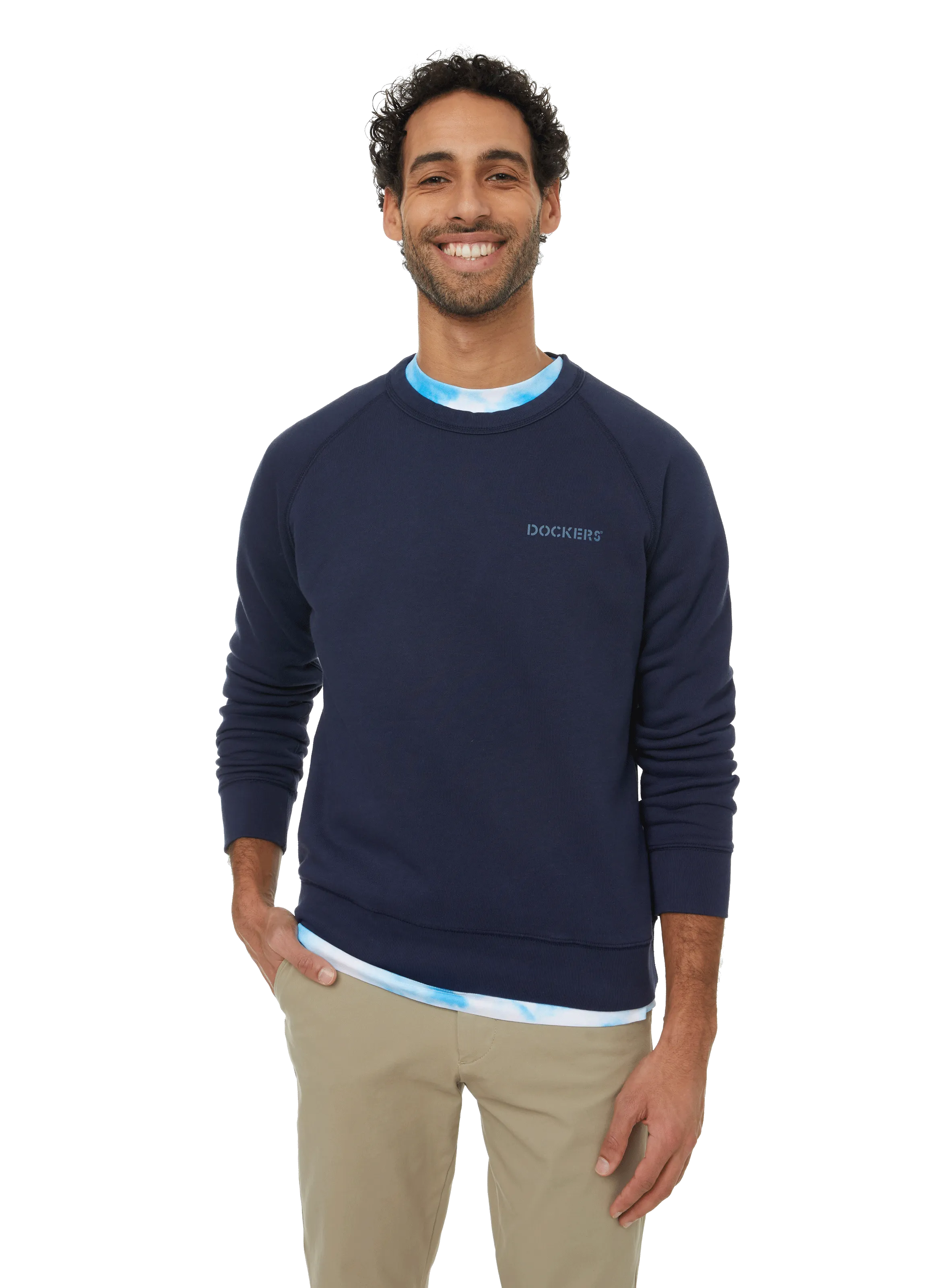 SWEATSHIRT UNI - DOCKERS pour HOMME | Printemps