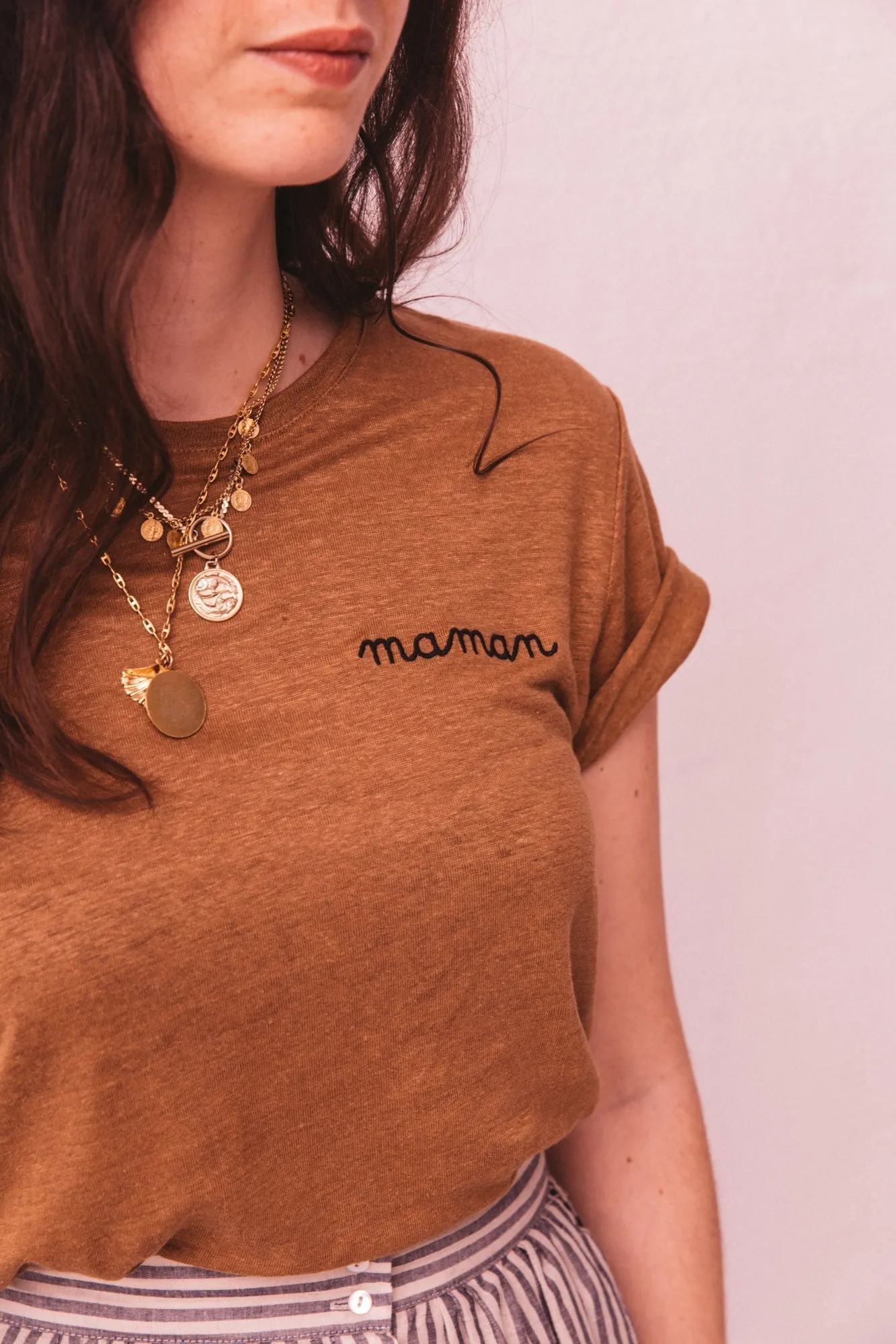 Tee-shirt Ebloui café
