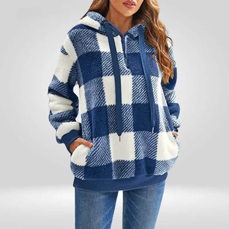 Thalia | Pull Zippé Femme légant avec Capuche