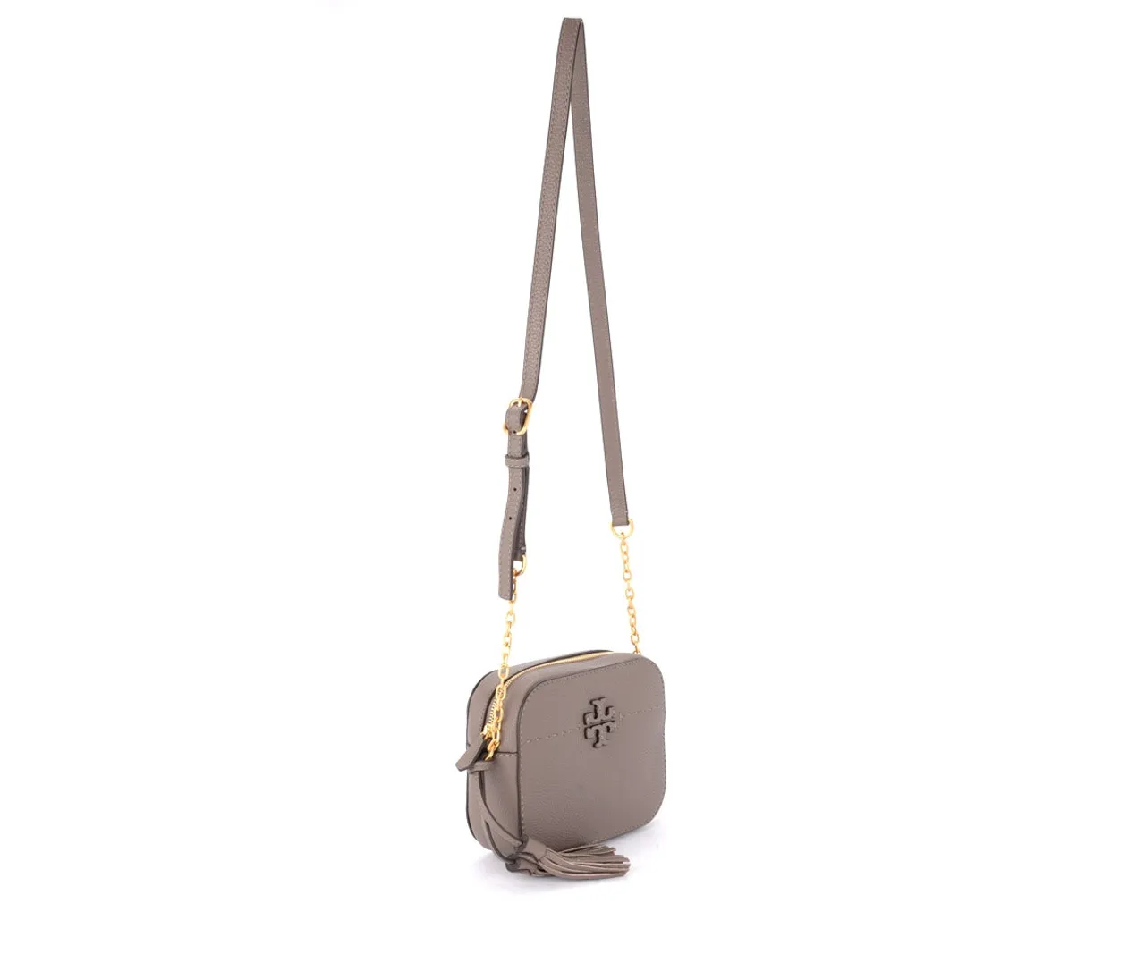Tory Burch Sac à bandoulière McGraw en cuir taupe