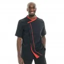 Veste de Cuisine Rouge et Noire Homme PARSLEY - LAFONT