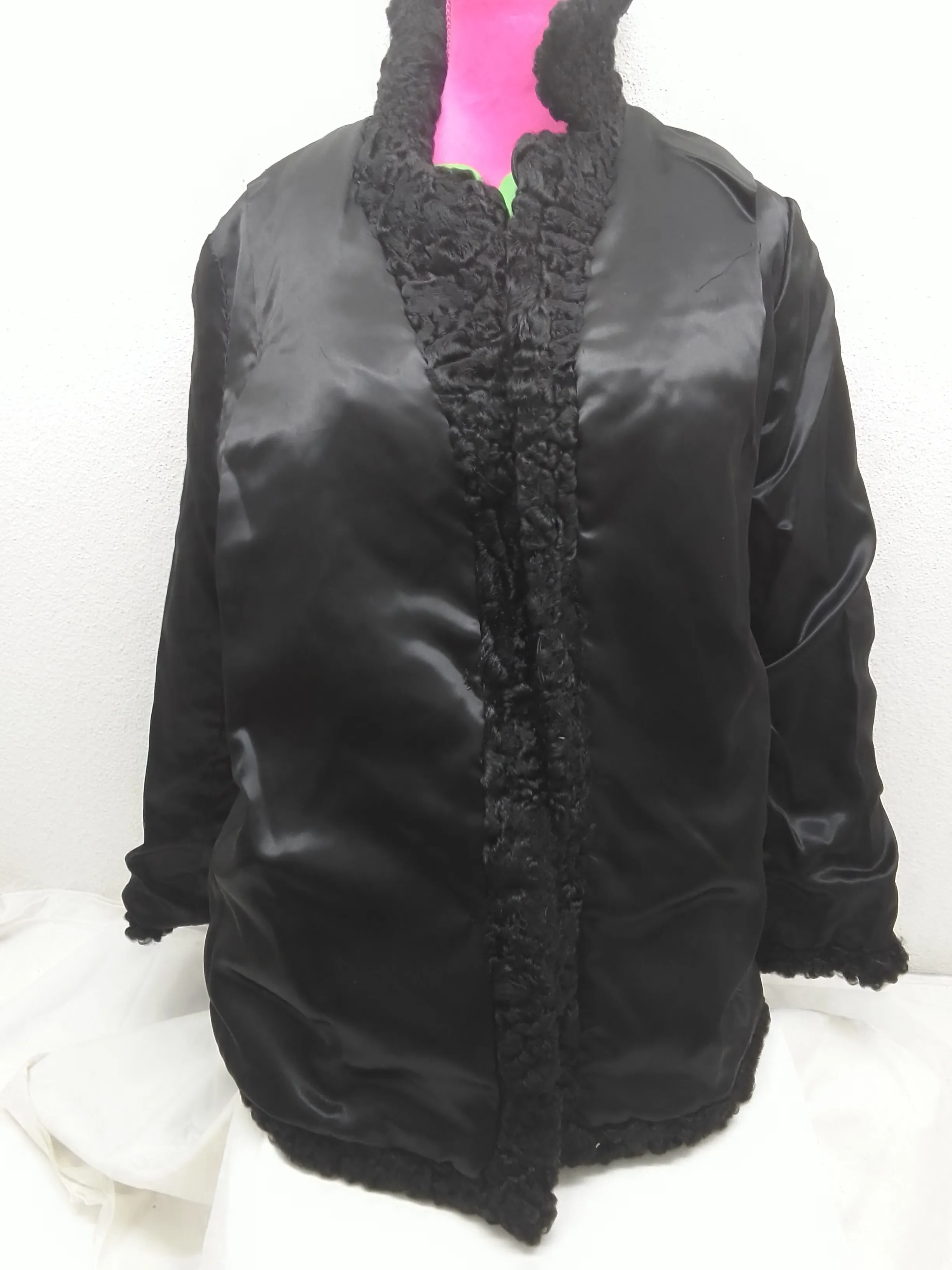 Veste en astrakan