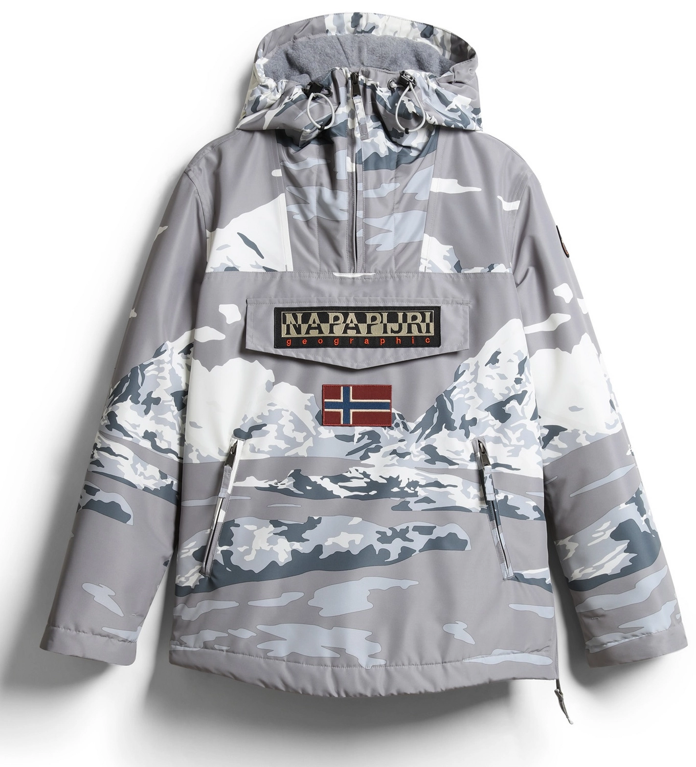 Veste Napapijri Women Rainforest Pocket Print 2 Mount Grey Fbq